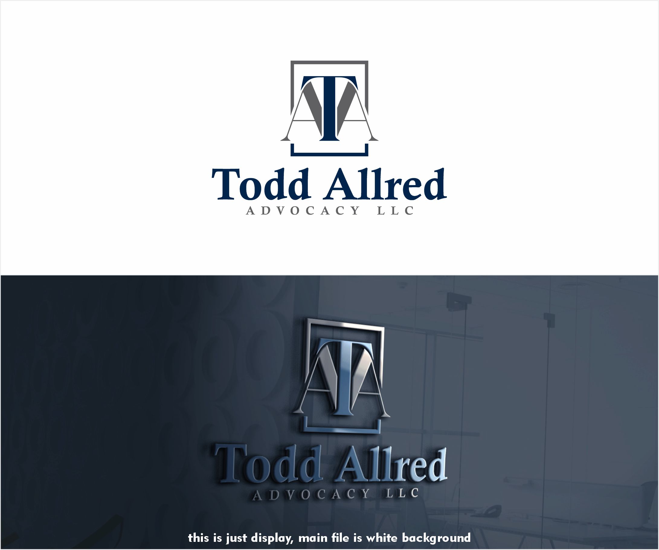 Logo Design by alkaline for Todd Allred Advocacy LLC | Design #27994286