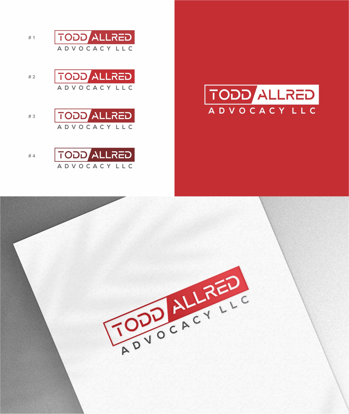 Logo Design by Dave Paresh for Todd Allred Advocacy LLC | Design #28007898