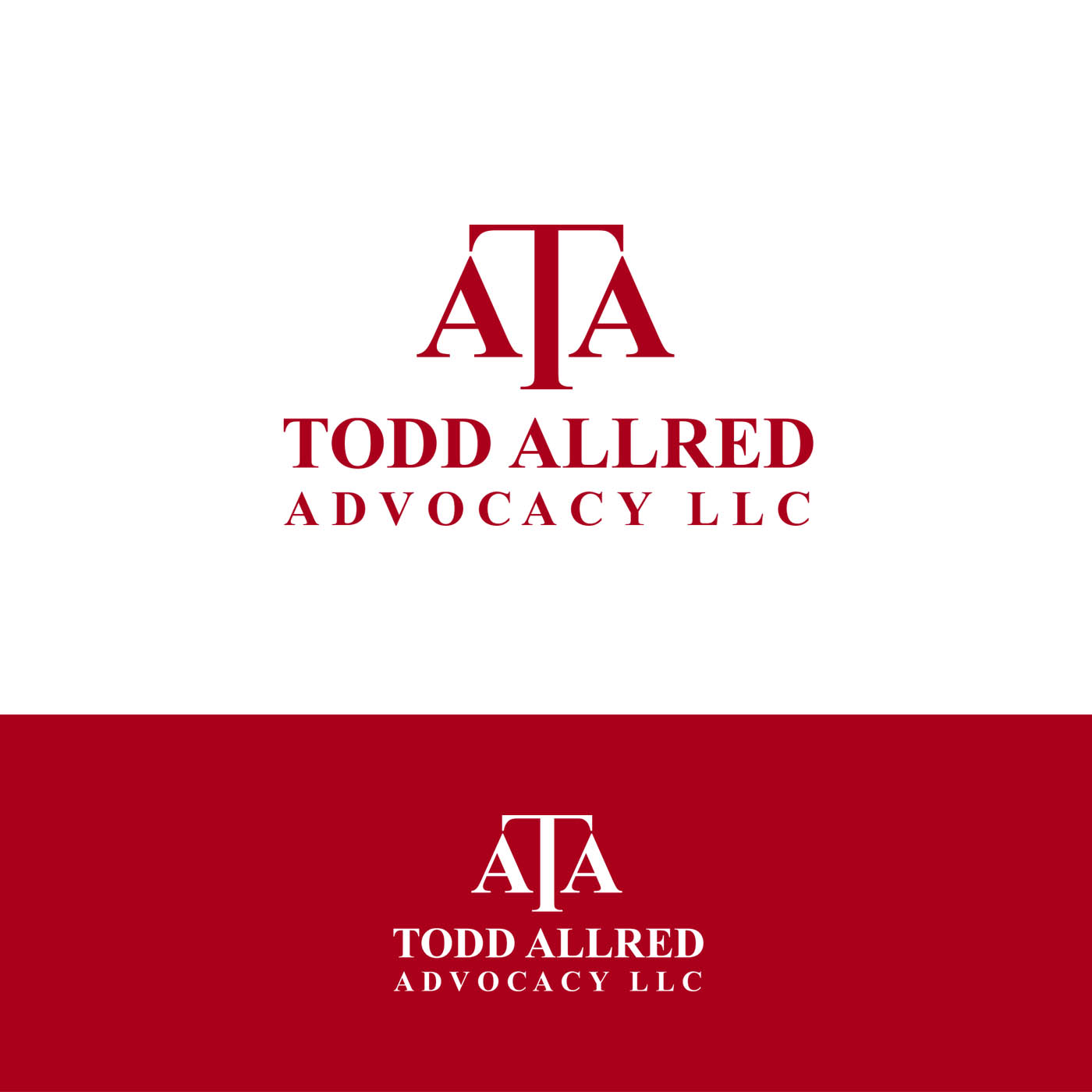Logo Design by Abiyoso28 for Todd Allred Advocacy LLC | Design #28000144