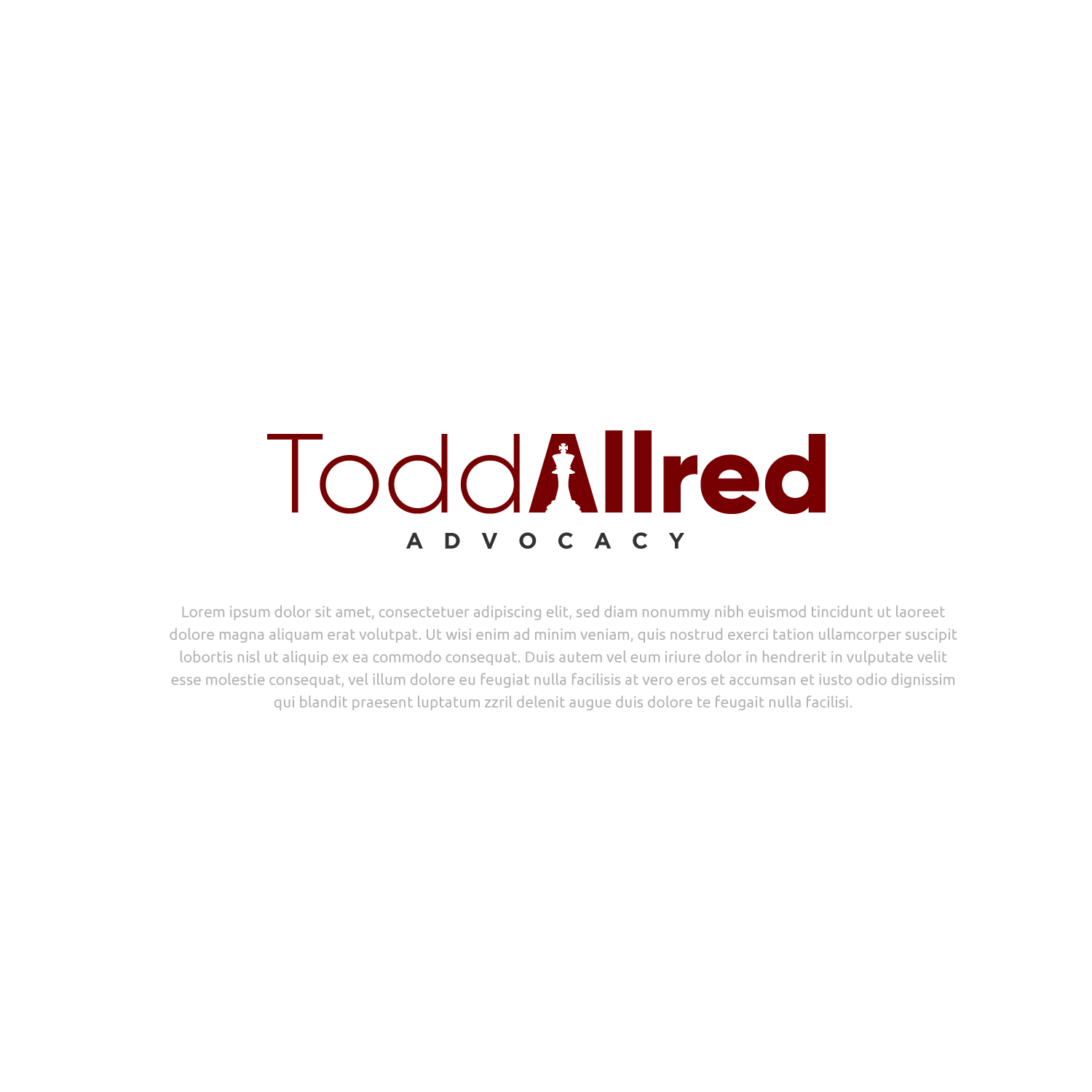 Logo Design by Abdul 20 for Todd Allred Advocacy LLC | Design #28034303