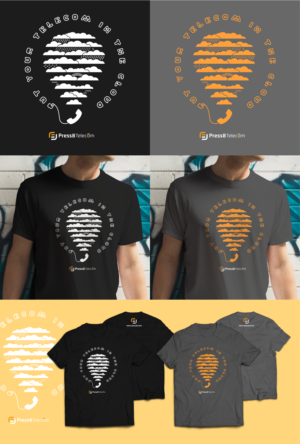 T-shirt Design by Lhey DC for Press8 Telecom | Design: #28007259