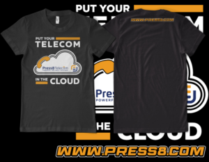 T-shirt Design by rickyadri for Press8 Telecom | Design: #27994343