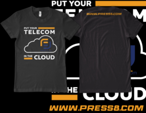 T-shirt Design by rickyadri for Press8 Telecom | Design: #27995749