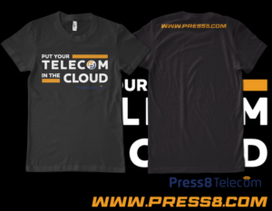 T-shirt Design by rickyadri for Press8 Telecom | Design: #27995750