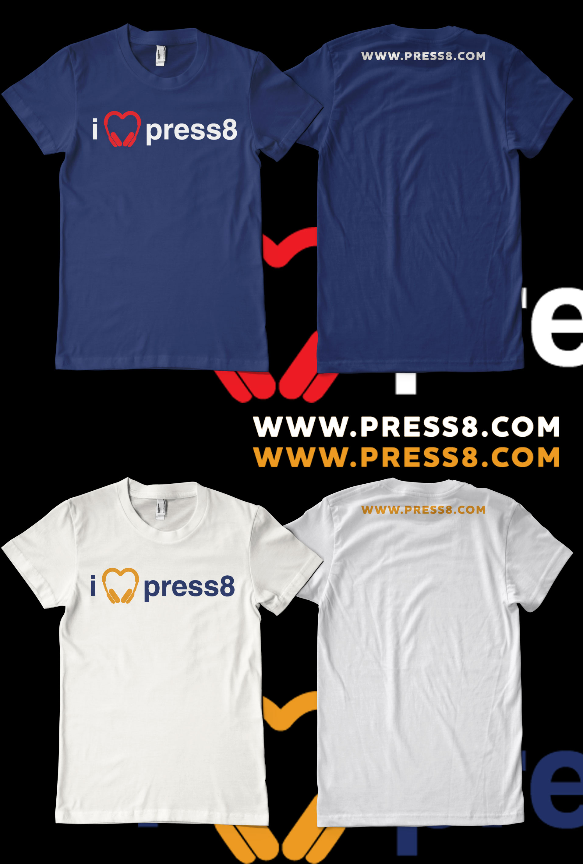 T-Shirt-Design von rickyadri für Press8 Telecom | Design #28000913