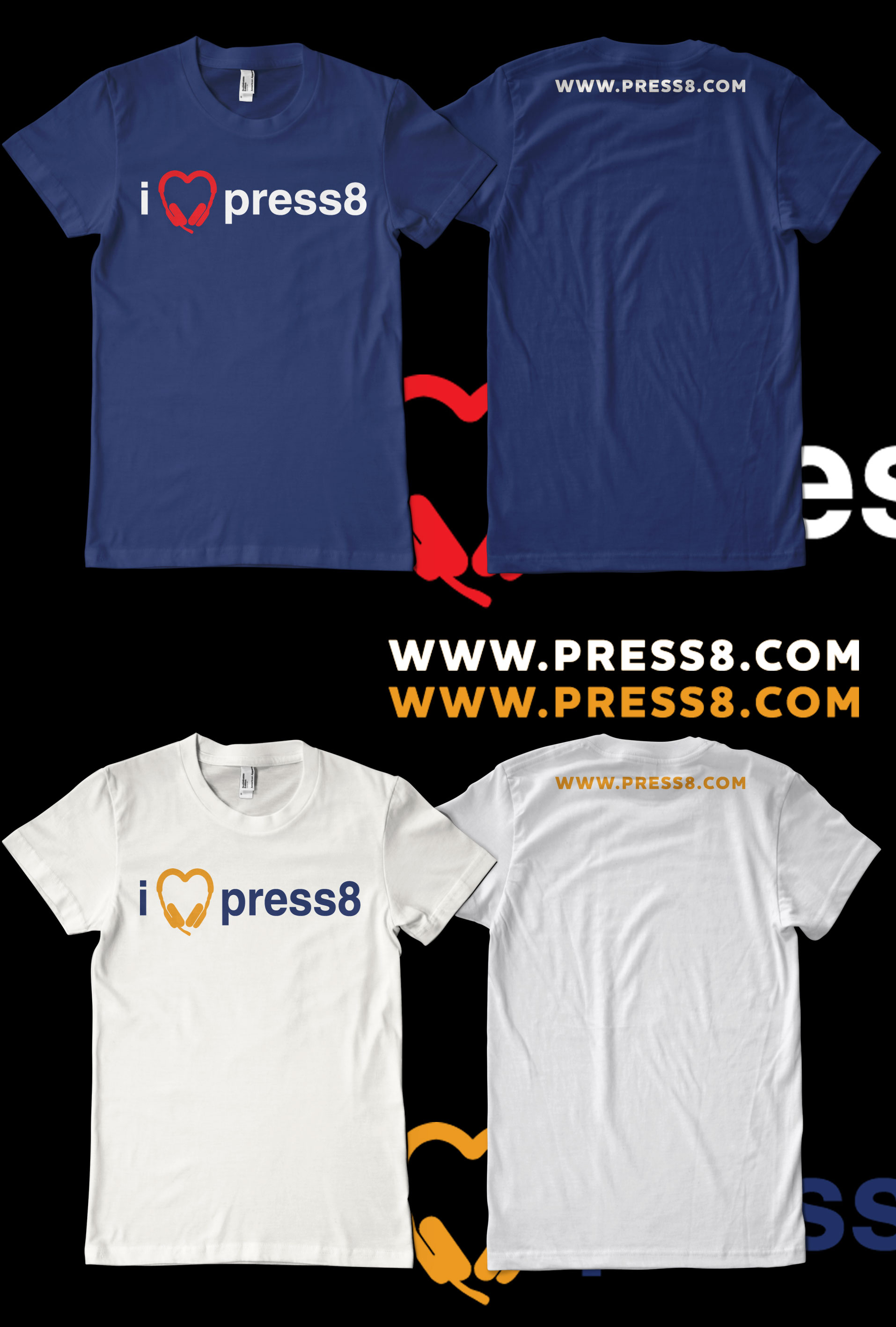 T-Shirt-Design von rickyadri für Press8 Telecom | Design #28004773