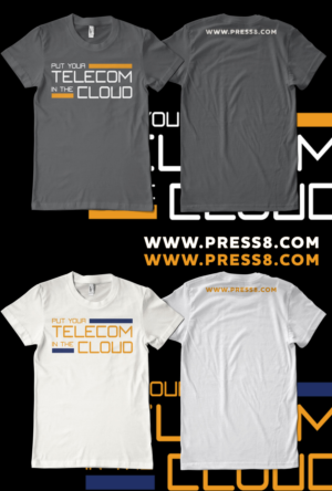 T-shirt Design by rickyadri for Press8 Telecom | Design: #28005012