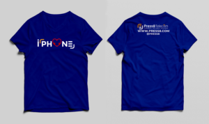 T-shirt Design by SAI DESIGNS for Press8 Telecom | Design: #28024827