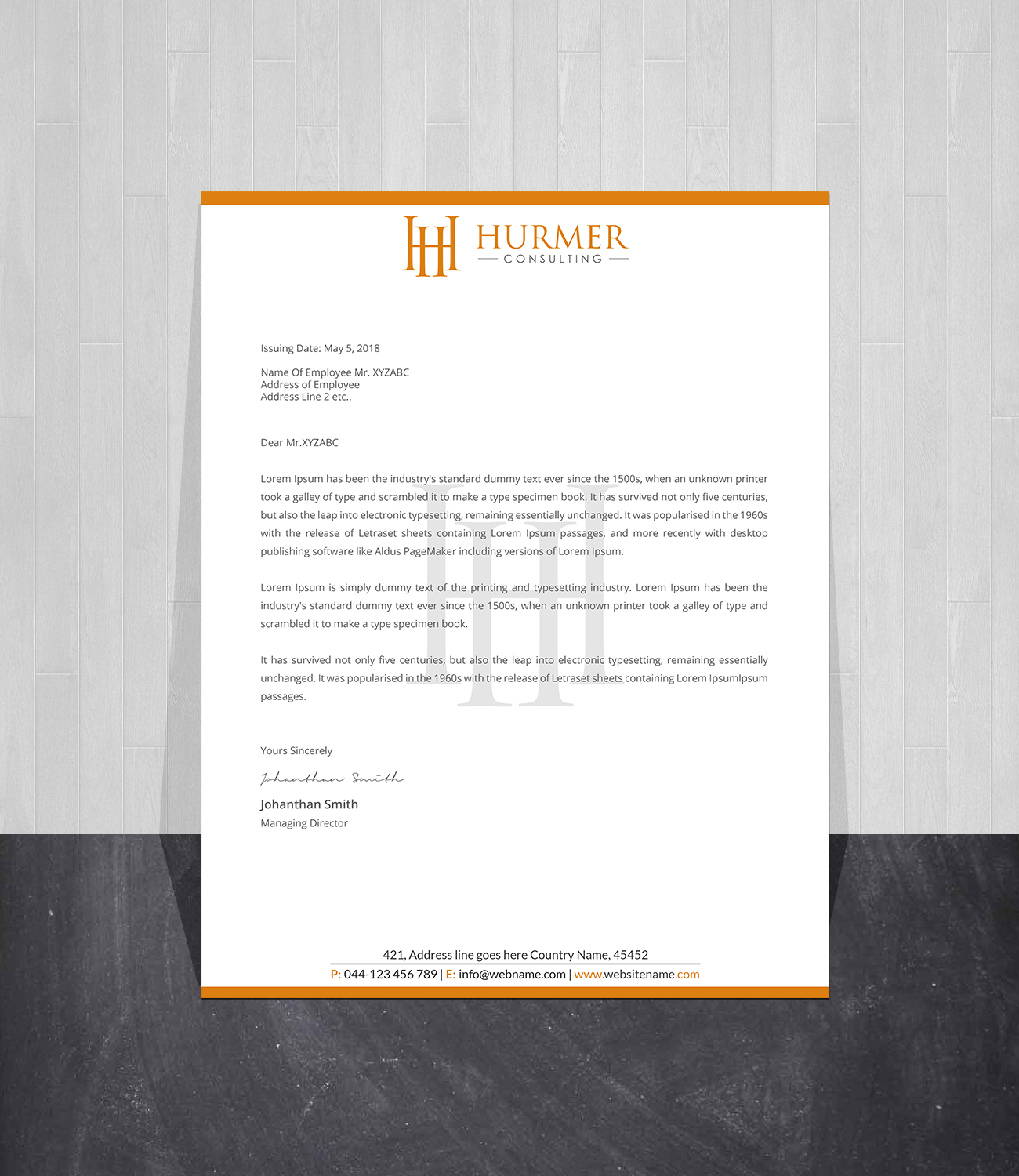 Stationery Design by Creations Box 2015 for this project | Design #28002559