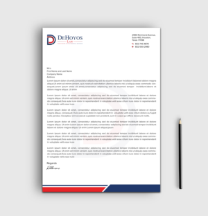 Stationery Design by sadikul islam for DeHoyos Law | Design: #28020233