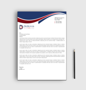 Stationery Design by sadikul islam for DeHoyos Law | Design: #28020517