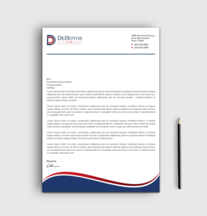 Stationery Design by sadikul islam for DeHoyos Law | Design: #28020553