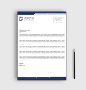 Stationery Design by sadikul islam for DeHoyos Law | Design: #28021290