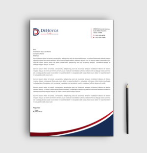 Stationery Design by sadikul islam for DeHoyos Law | Design: #28021298