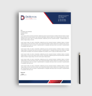 Stationery Design by sadikul islam for DeHoyos Law | Design: #28032482