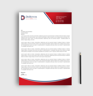 Stationery Design by sadikul islam for DeHoyos Law | Design: #28032487