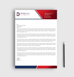 Stationery Design by sadikul islam for DeHoyos Law | Design: #28032501