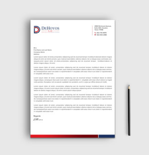 Diseño de Papelería por sadikul islam para DeHoyos Law | Diseño: #28033783