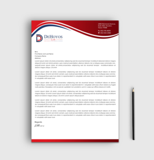 Stationery Design by sadikul islam for DeHoyos Law | Design: #28033840