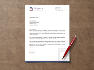 Diseño de Papelería por Creative Moon Design para DeHoyos Law | Diseño: #27998381