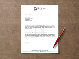 Diseño de Papelería por Creative Moon Design para DeHoyos Law | Diseño: #27998509