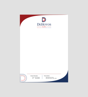Diseño de Papelería por Kevin Indiaka para DeHoyos Law | Diseño: #28126492