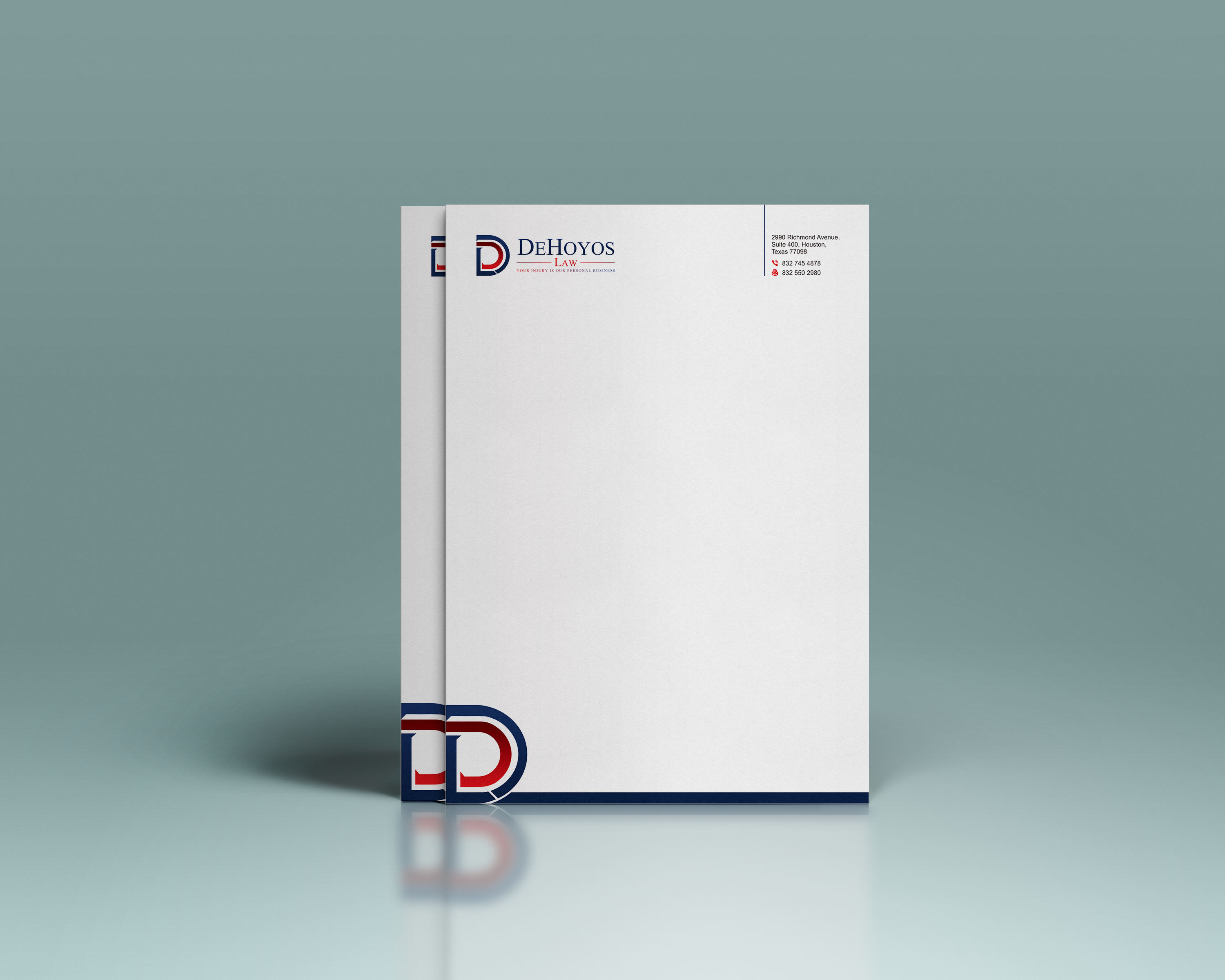 Stationery Design by vintana for DeHoyos Law | Design #28010360