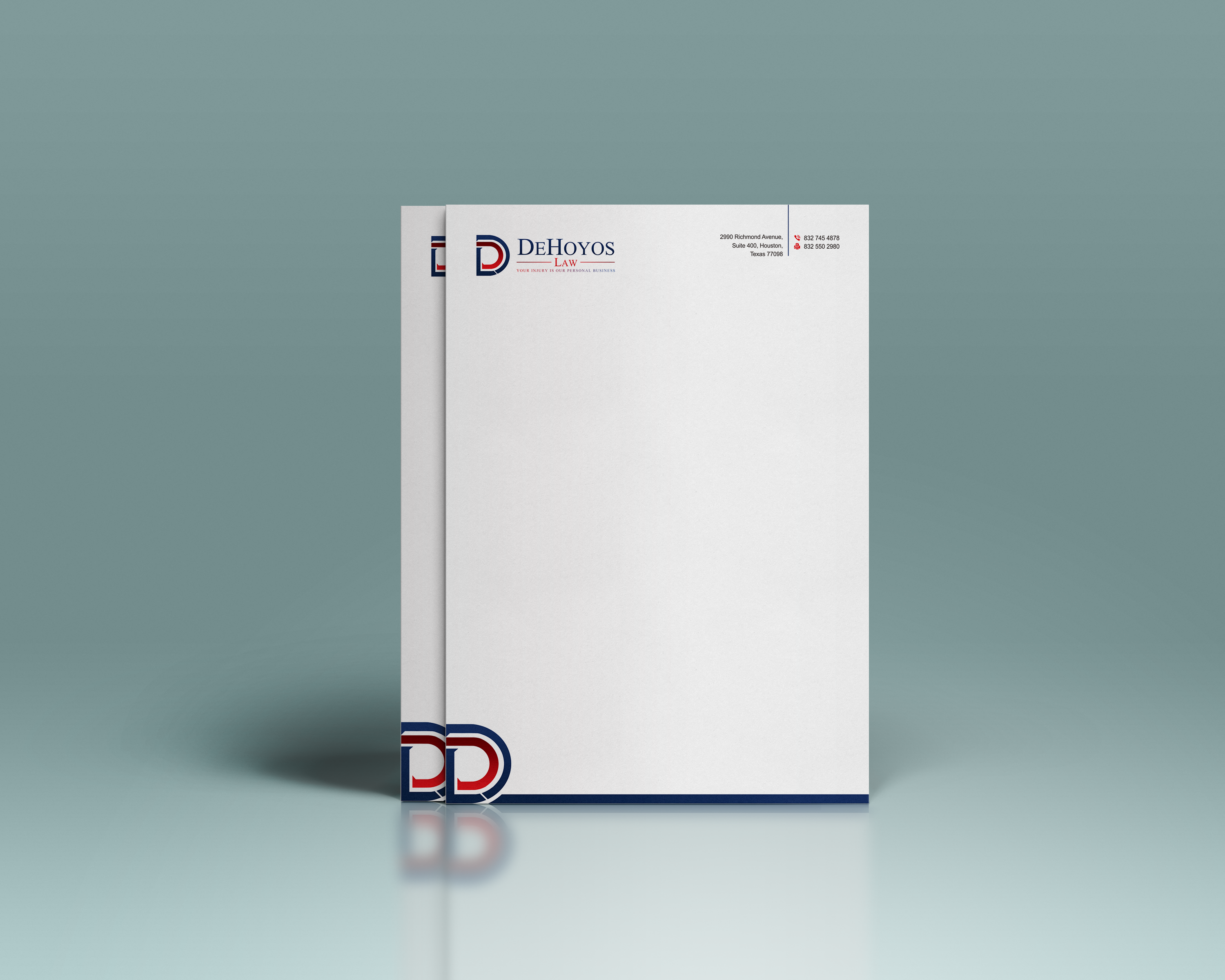 Diseño de Papelería por vintana para DeHoyos Law | Diseño #28017703