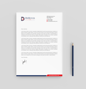 Stationery Design by R.design for DeHoyos Law | Design: #27996978