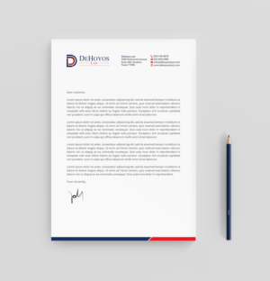Stationery Design by R.design for DeHoyos Law | Design: #27996982