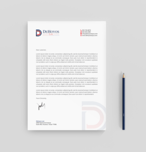 Stationery Design by R.design for DeHoyos Law | Design: #27996983