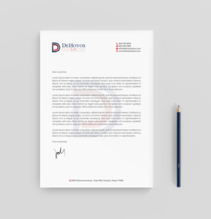 Stationery Design by R.design for DeHoyos Law | Design: #27996984