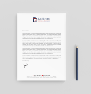 Stationery Design by R.design for DeHoyos Law | Design: #27996986