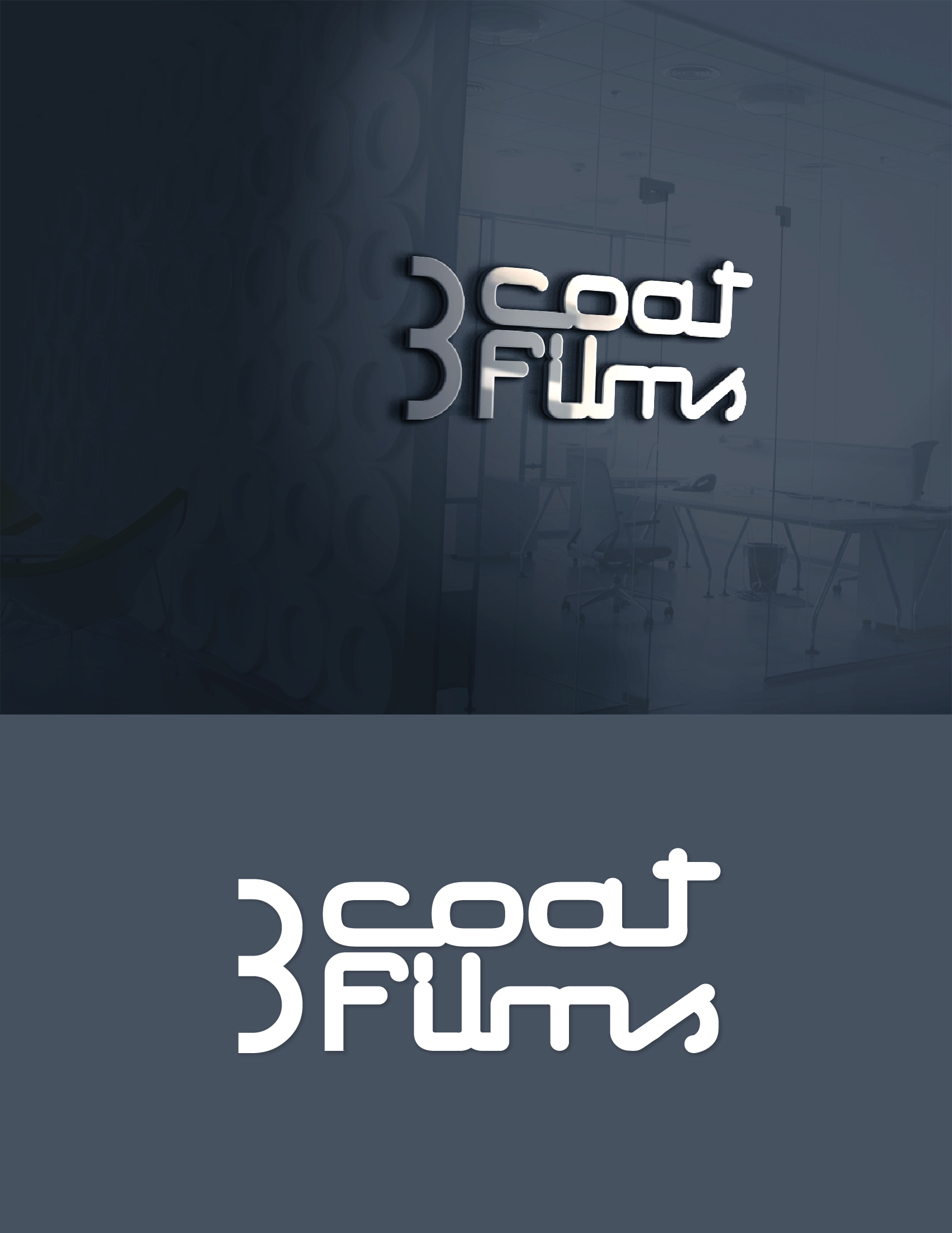 Diseño de Logo por @gus para 3 Coat Films | Diseño #27999782