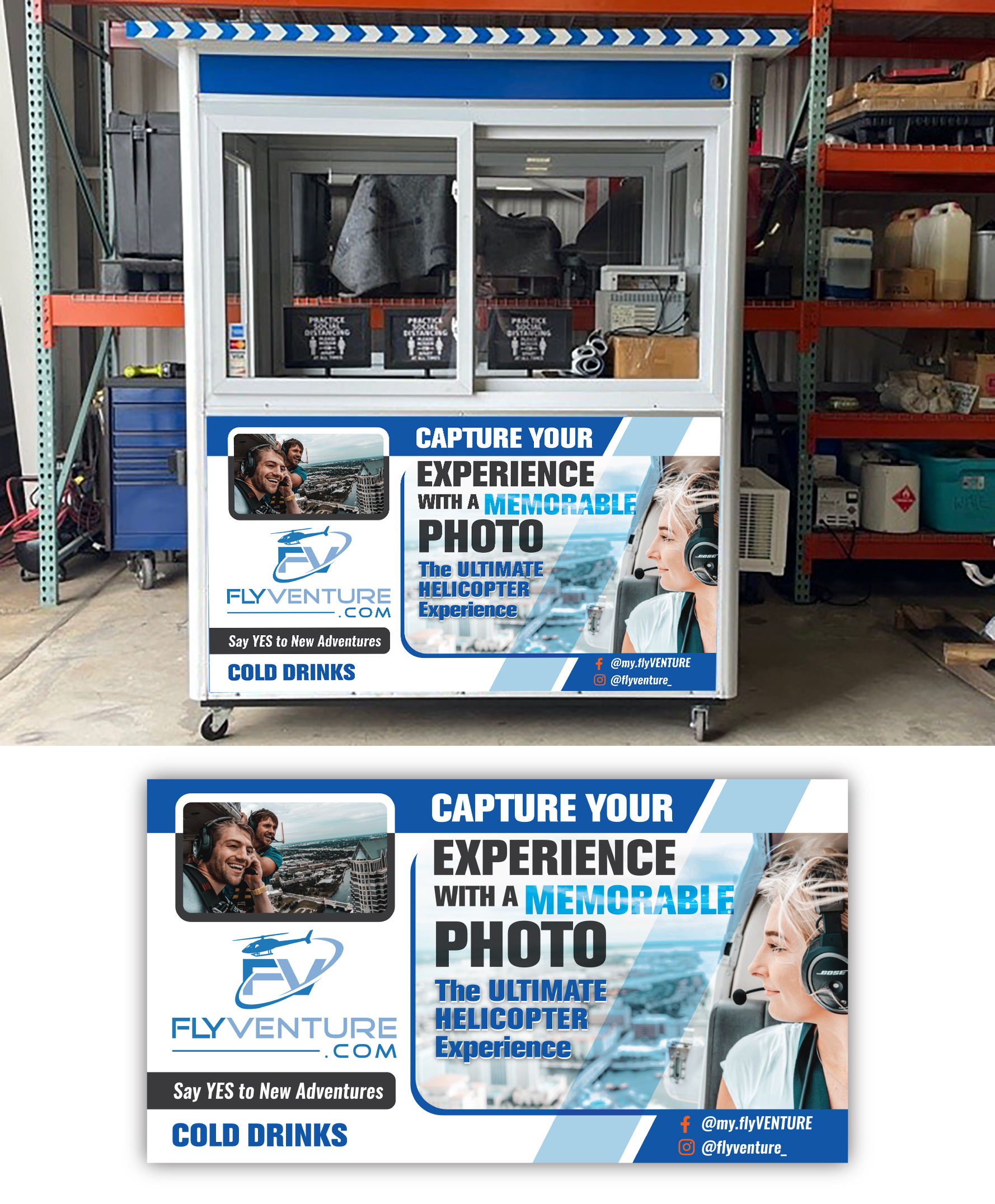 Signage Design by StromDesignHub for Heli Aviation Florida, LLC | Design #28016979