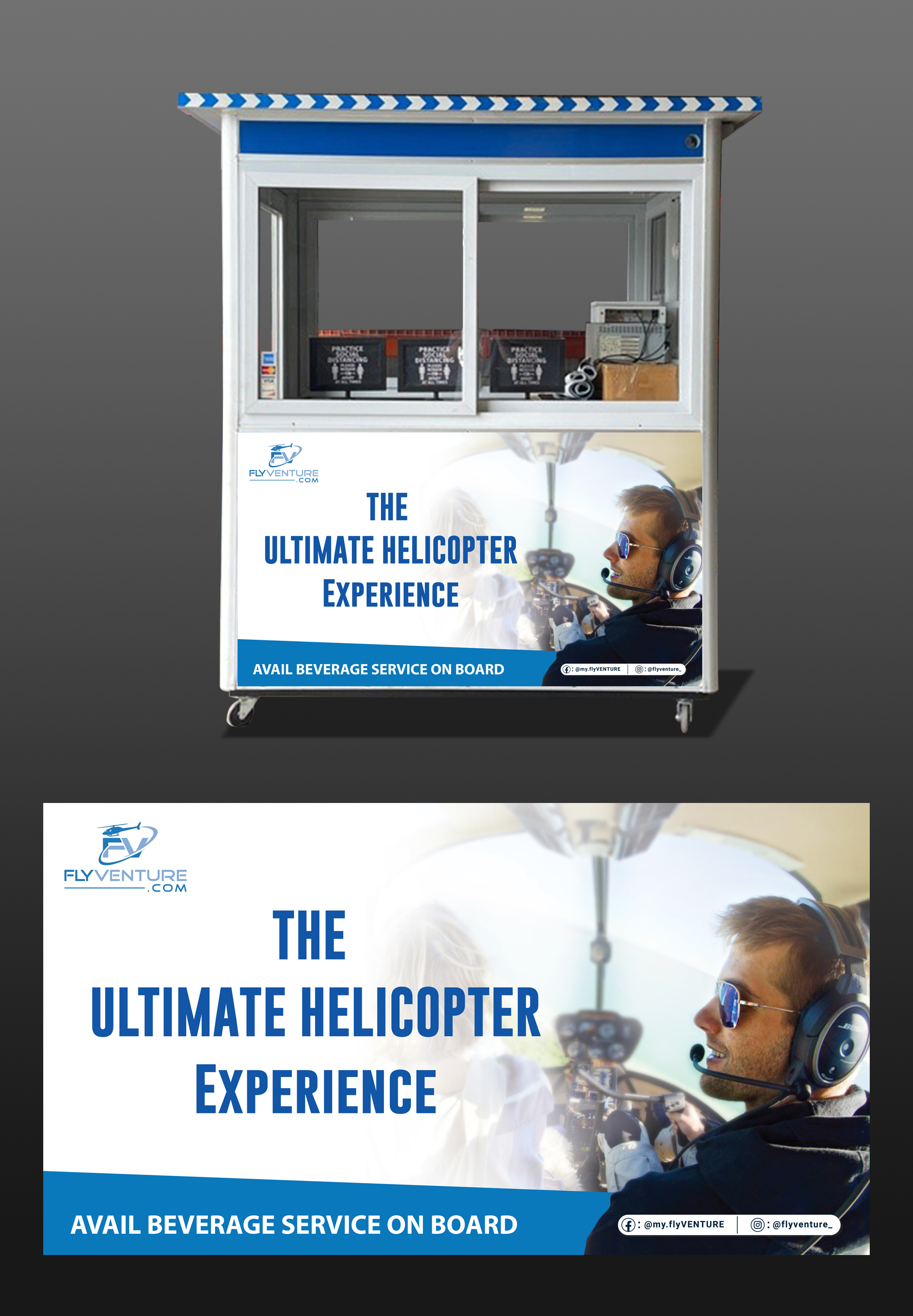 Signage Design by S K Roy for Heli Aviation Florida, LLC | Design #28013877