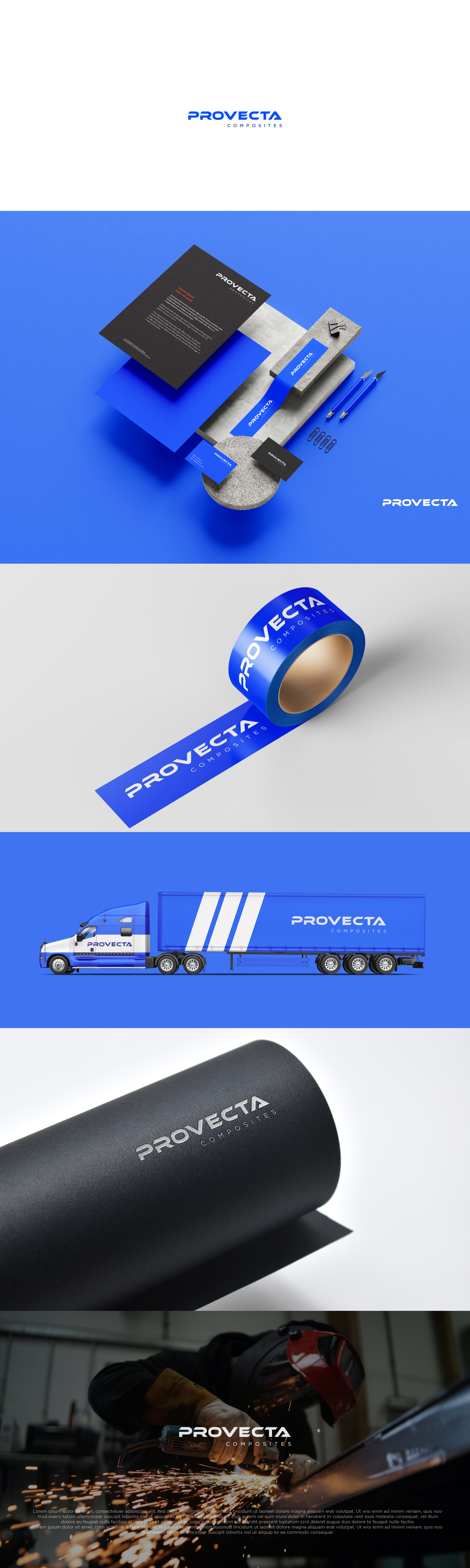 Logo Design by Moon Design. for Provecta Composites | Design #28002519
