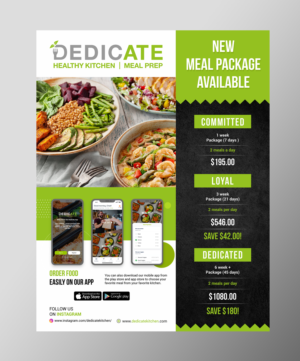 New Meal Prep Flyer for New Package Deals | Flyer Design by KreativeMadz