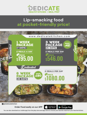Design de Flyer par yugcreativeart pour DEDICATE Healthy Kitchen | Design : #28011360