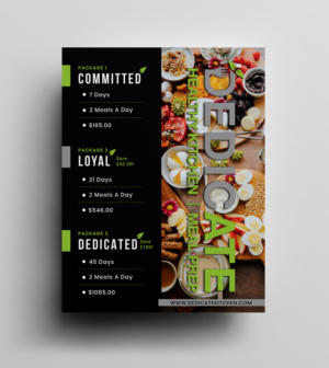 Flyer Design by JK18 for DEDICATE Healthy Kitchen | Design: #28009955