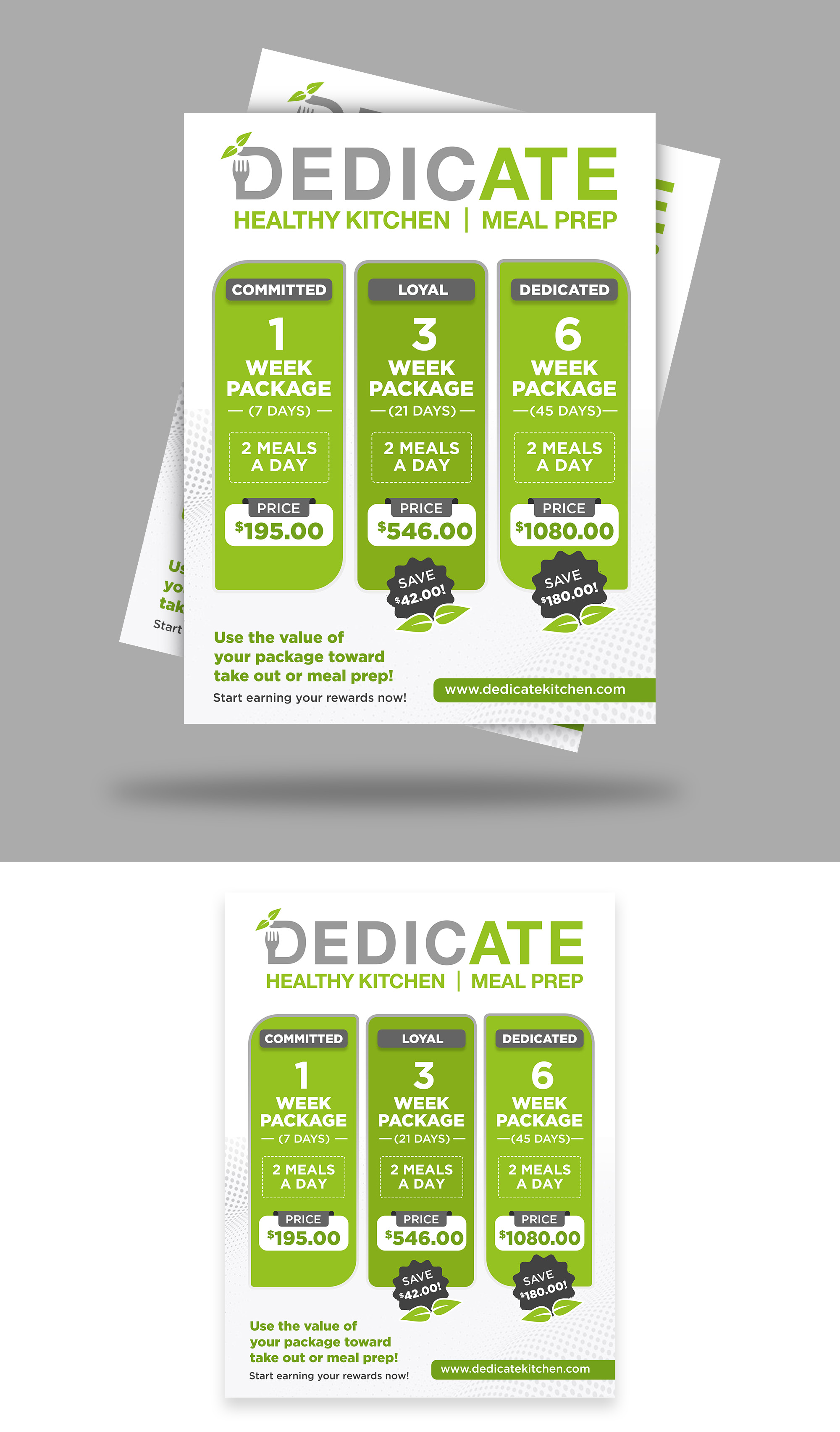 Design de Flyer par debdesign pour DEDICATE Healthy Kitchen | Design #28001665