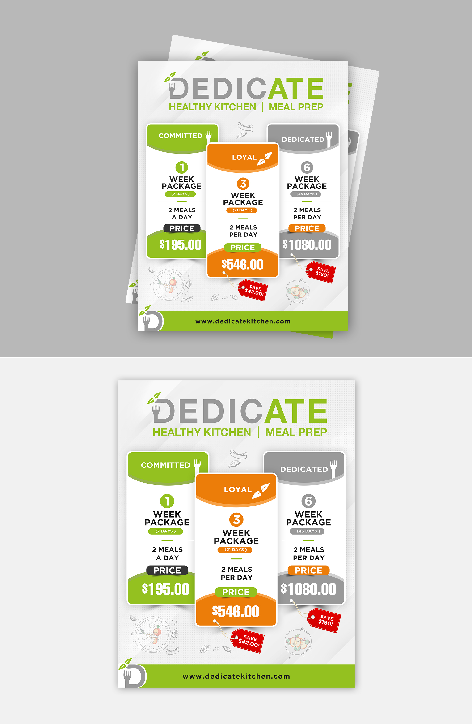 Design de Flyer par debdesign pour DEDICATE Healthy Kitchen | Design #28003918