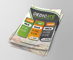 Flyer Design by Deziners Zone for DEDICATE Healthy Kitchen | Design: #28002453