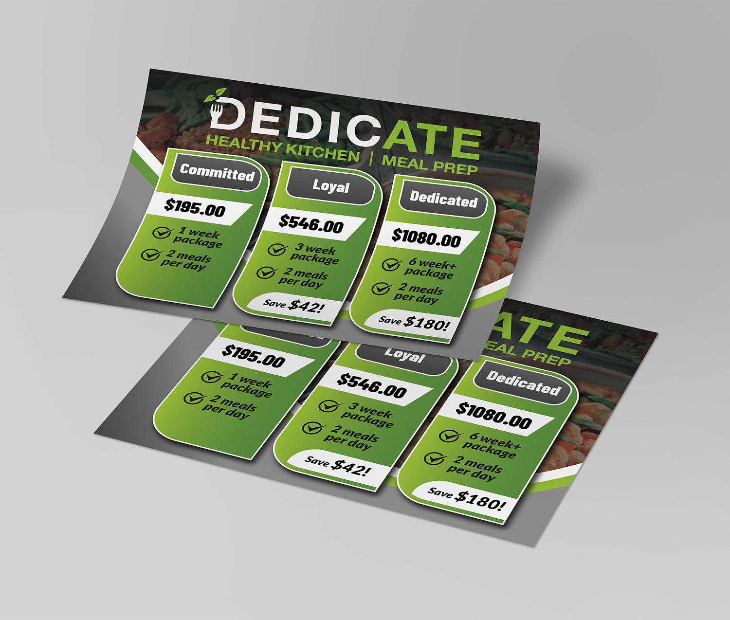 Flyer Design by Deziners Zone for DEDICATE Healthy Kitchen | Design #28002454