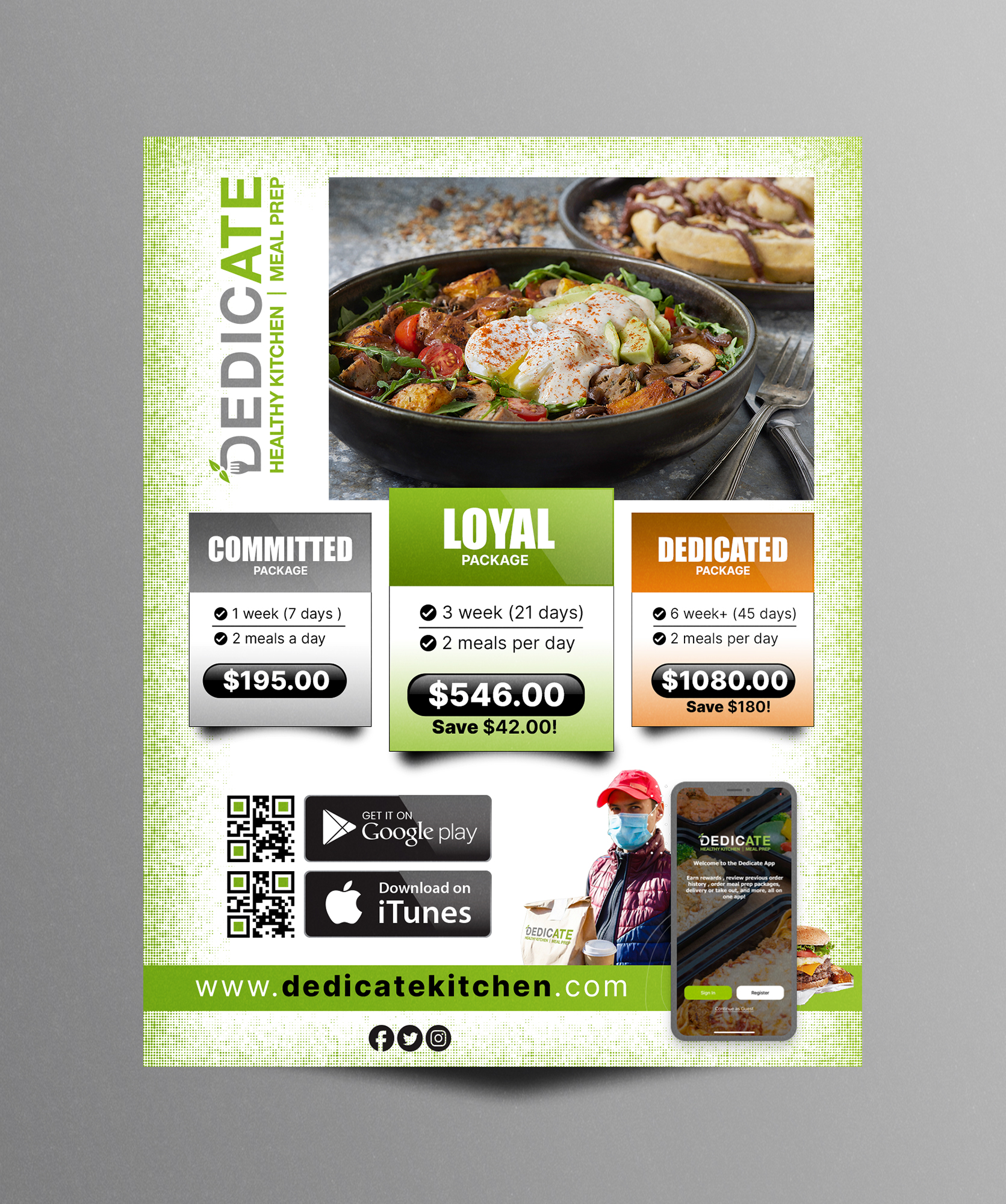 Flyer-Design von chandrayaan.creative für DEDICATE Healthy Kitchen | Design #28008542