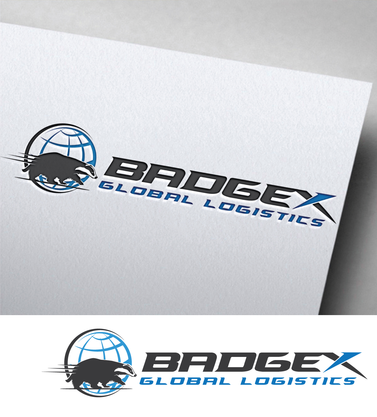 Logo-Design von Om Namah Shivay für Badgex Global Logistics | Design #28004261