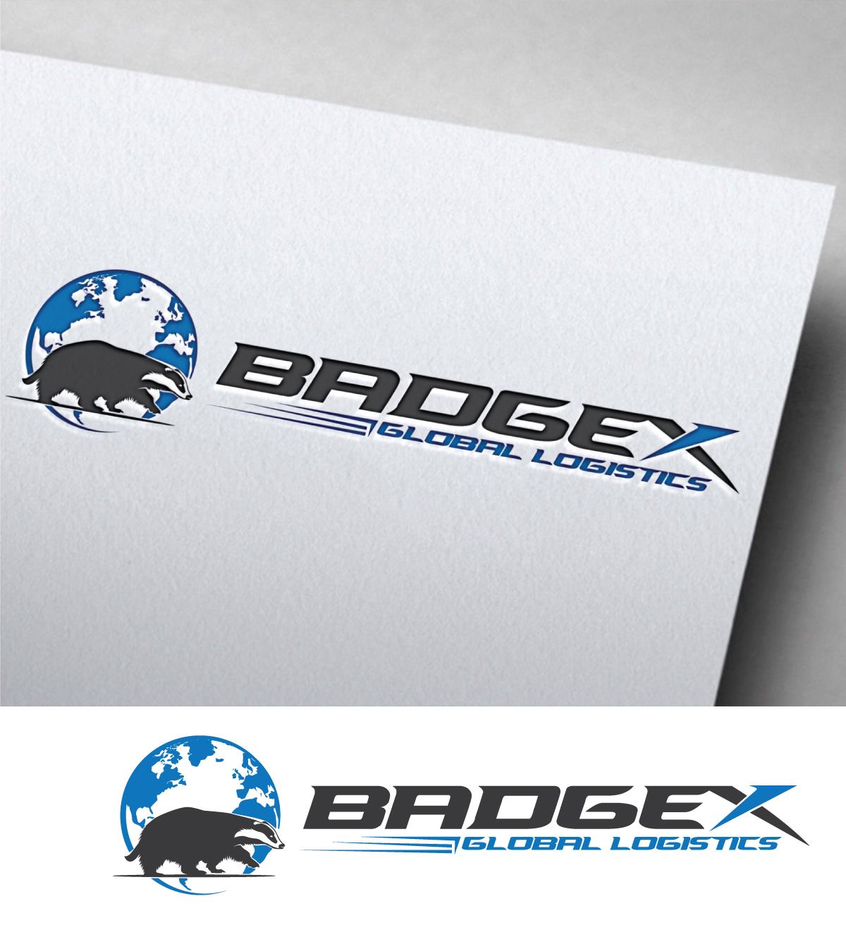 Logo-Design von Om Namah Shivay für Badgex Global Logistics | Design #28004262