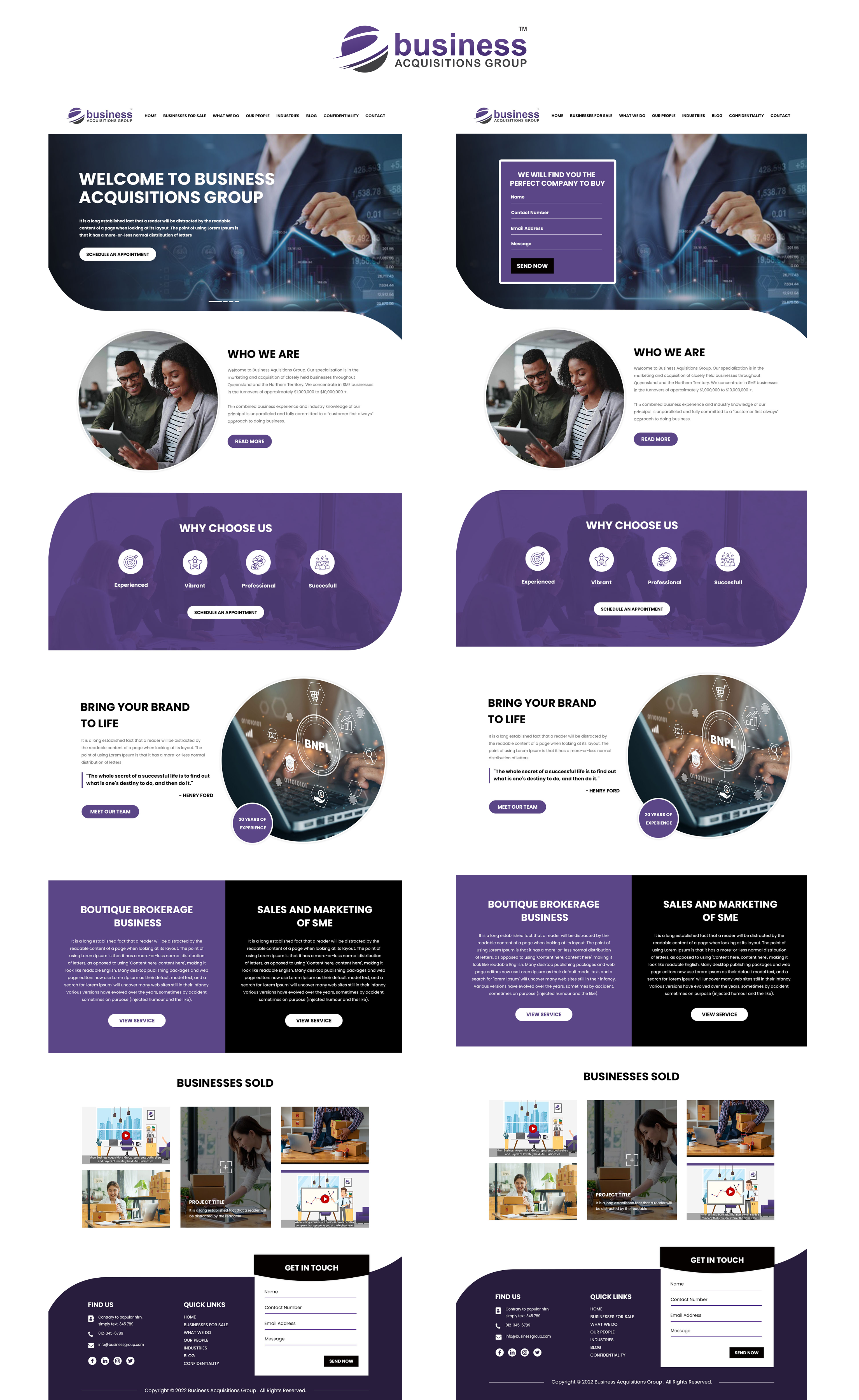 Web Design by VC for this project | Design #28003492