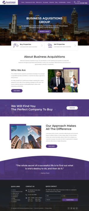 Web Design by VC for this project | Design: #28004069