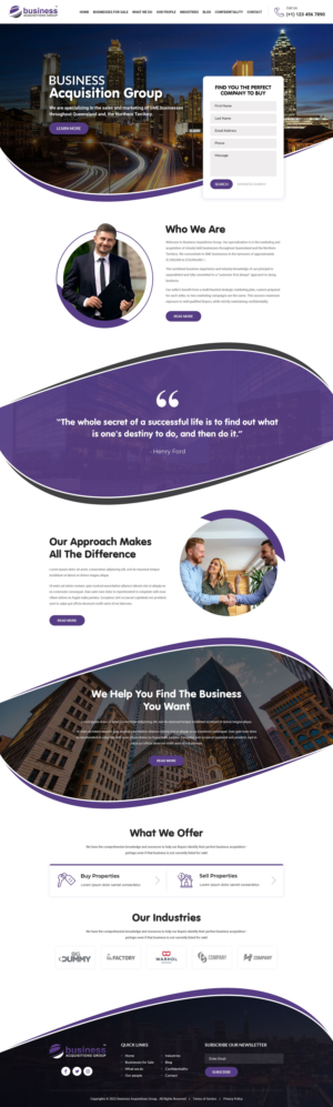 Web Design by VC for this project | Design: #28004070